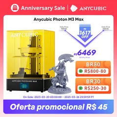 Impressora 3D  ANYCUBIC Photon M3 Max LCD 3D Printer 13" 7K