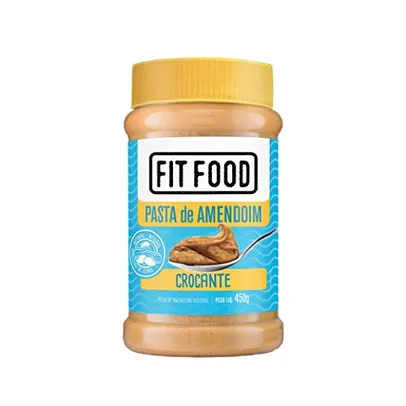 [Prime] Pasta de Amendoim Crocante Fit Food 450g [mínimo 2]