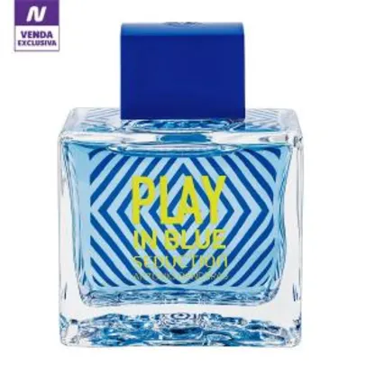 Perfume Play In Blue Seduction Masculino Antonio Banderas EDT 100ml - Incolor