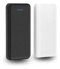 Carregador Portátil Power Bank 10.000mah Universal Externa Preto ou Branco