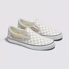 Tênis Classic Slip-On Checkerboard French Oak