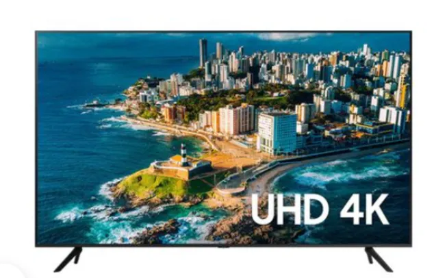 Samsung Smart TV 58" UHD 4K 58CU7700 2023, Processador Crystal 4K, Gaming Hub, Visual Livre de Cabos