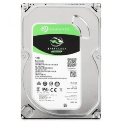 HD Interno Seagate BarraCuda 1TB 64MB SATA 6GB/s 7200 RPM ST1000DM010