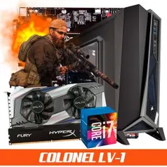 PC GAMER T-POWER COLONEL LVL-1 INTEL I7 7700 3.6GHZ 8MB / GEFORCE GTX 1060 3GB / 8GB / SSHD SEAGATE 1TB / GAB CORSAIR SPEC-ALPHA