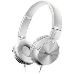 Headphone Philips 3.5mm, Sensibilidade 106dB, Cabo 1.2m, Branco - SHL3060WT - R$48