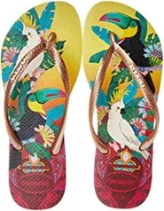 Chinelo Slim Tropical, Havaianas, Feminino