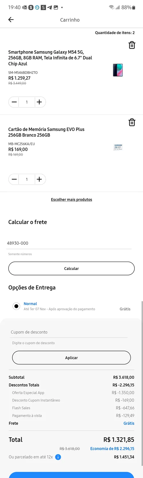 Imagen na descrição da promoção