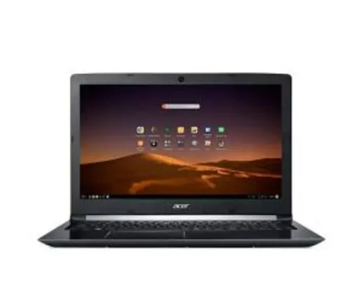 Notebook A515-51-52M7 I5-7200U 4GB 1TB 15,6" Linux Endless OS, Acer - R$2.526