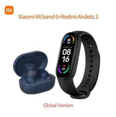 (AME - VÁLIDO APENAS ATÉ 12:00) Kit Redmi AirDots 3 e MiBand 6