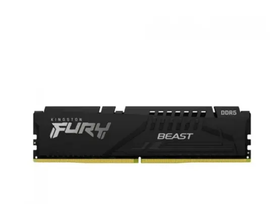 Memória DDR5 Kingston FURY Beast, 16GB, 6000MHz, Black, KF560C40BB-16