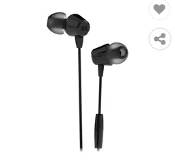 Fone de Ouvido JBL C50HI Intra-Auricular - Preto | R$34