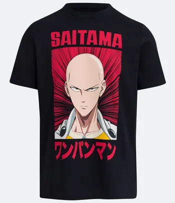 Camiseta Estampa Saitama One Punch Man