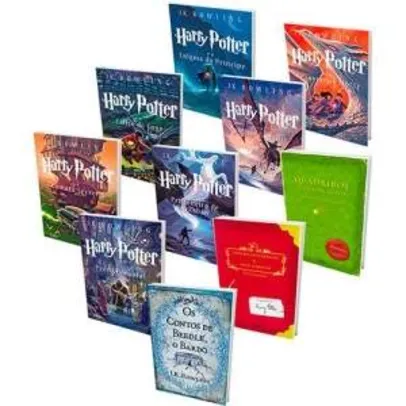 [Submarino] Kit Harry Potter: Saga Completa Versão Scholastic + Biblioteca de Hogwarts - R$90