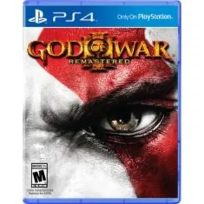 Jogo God of War 3: Remasterizado - PS4  De: R$ 103,38 Por: R$ 29,90