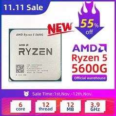 Amd Ryzen 5 5600g R5 5600g Cpu New Game Processor