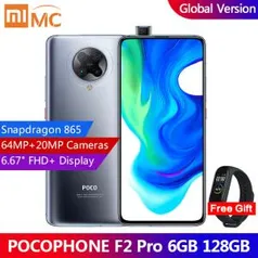 Xiaomi F2 POCO Pro Pocophone 6GB de RAM + MiBand4 - R$2164