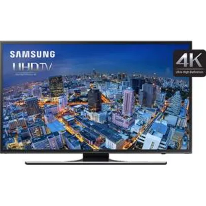 [Americanas] Smart TV LED 48" Samsung UN48JU6500GXZD Ultra HD 4K com Conversor Digital 4 HDMI 3 USB Wi-Fi 240Hz CMR por R$ 2700