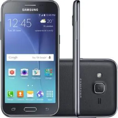 [SHOPTIME] Smartphone Samsung Galaxy J2 Duos Dual Chip Desbloqueado Android Tela 4.7" 8GB 4G Wi-Fi Câmera 5MP TV Digital - Preto - R$ 469,00