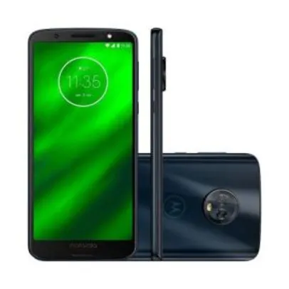 Smartphone Motorola Moto G6 XT1925 64GB Tela de 5.7 Dual Chip Android 8.0 Câmera Octa-Core 4GB RAM
