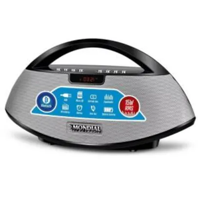 Rádio Portátil Mondial 15W RMS Bluetooth  - SK-01 R$ 68