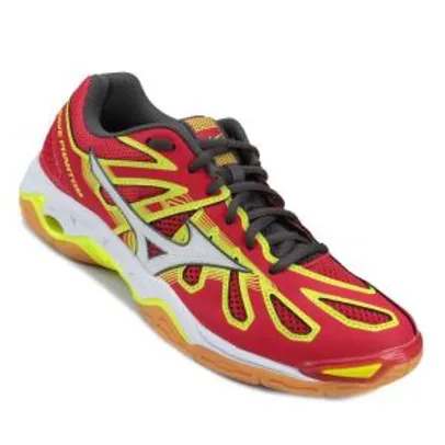 Tênis Mizuno Wave Phantom Masculino - Vermelho e Amarelo