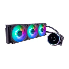 Water Cooler PL360 Flux Cooler Master Masterliquid, RGB, 360mm, AMD e Intel, LGA 1700, Para PC, Preto - MLY-D36M-A23PZ-R1