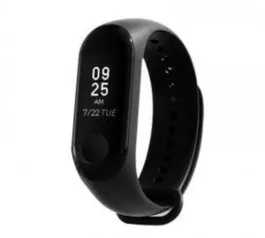 Relógio Xiaomi Mi Band 3 SmartWatch para Android iOS - Preto - R$90