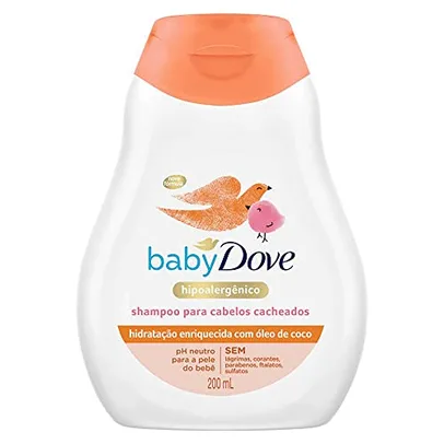 Shampoo Baby Dove Hidratação Enriquecida Cabelos Cacheados 200ml