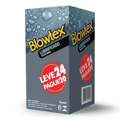 [Leve 2] Preservativo Blowtex Lubrificado Leve 24 Pague 20