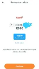 [Usuários Selecionados] R$10 OFF no Recargapay