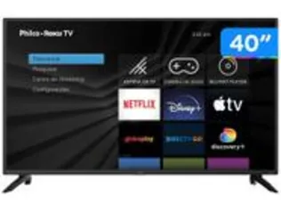 Smart TV 40” Full HD D-LED Philco PTV40G65RCH - Wi-Fi 3 HDMI 2 USB