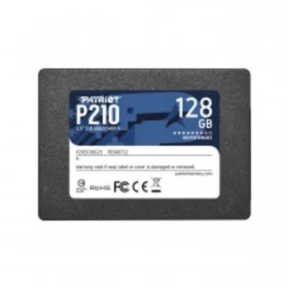 SSD Patriot P210, 128GB, Sata III, Leitura 500MB/s e Gravação 400MB/s, P210S128G25