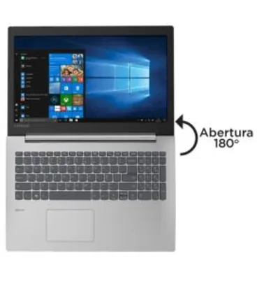 Lenovo Ideapad 330 Intel Core i3 7020U 4GB 1TB W10 Home Full HD 15.6" Prata | R$ 2.099