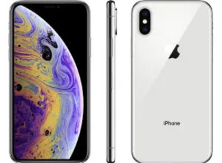 [ App + cliente Ouro ] iPhone XS Max Apple 64GB Prateado - 6,5” - R$4491