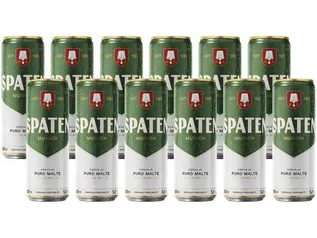 [Leve 3 pague 2] Cerveja Spaten Puro Malte - 12 Unidades Lata 350ml