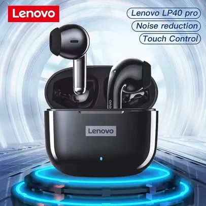 Lenovo lp40 pro fone de ouvido bluetooth 5.1 fones sem fio à prova dwireless água