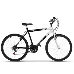 Bicicleta Aro 26 Ultra Bikes Masculina Bicolor 18 Marchas Freios V-brake