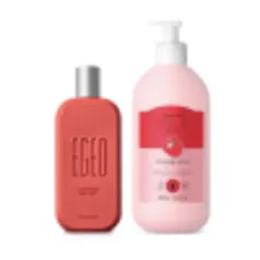 Combo Presente Dia dos Namorados Egeo Cherry Blast Desodorante Colônia 90ml + Loção Corporal Cuide-se Bem Framboesa 400ml