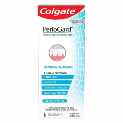 Enxaguante Antisséptico Bucal Colgate Periogard Sem Álcool com 250ml