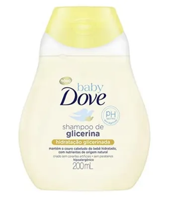 Shampoo de Glicerina Baby Dove Hidratação Glicerinada 200ml | R$8,49