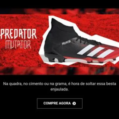 Chuteiras Adidas Predator com 50% OFF