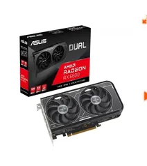 Placa De Vídeo Asus Dual AMD Radeon RX 6600 V3, 8GB, GDDR6, FSR, Ray Tracing, DUAL-RX6600-8G-V3