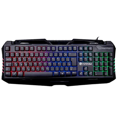 Teclado Gamer Hayom, Preto, Com Iluminação Led - Tc3205