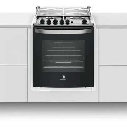 Fogão 4 Bocas de Embutir Electrolux Branco Automático com Grill e Tripla Chama 56EBT Bivolt