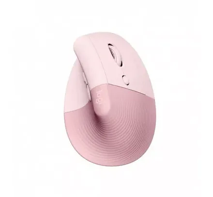 Mouse Ergonômico Sem Fio Lift Destro Rosa Logitech Cor Rosado