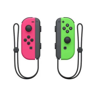 [R$450 AME + CC Americanas] Controle Nintendo Switch (original) Joy-Con Rosa e verde | R$489