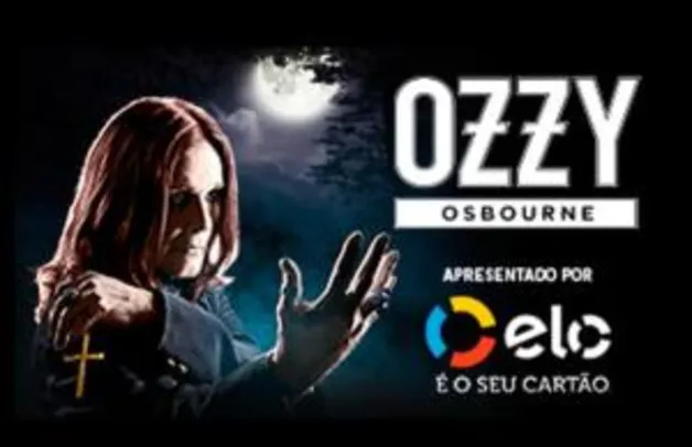 [BH] Show Ozzy Osbourne: ingresso pista (R$110,25) e premium (R$244)