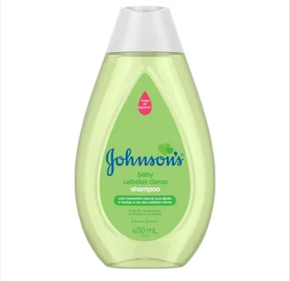 Shampoo Infantil Johnson's 400ml cabelos claros