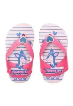 CHINELO PIMPOLHO INFANTIL BICHOS ROSA | R$15