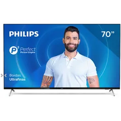 Smart TV Philips 70" UHD HDR10 Dolby Vision | R$3999